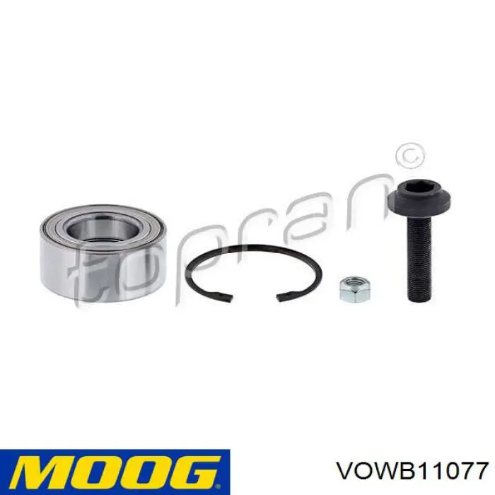 Do koszyka VOWB11077 Moog Łożysko piasty przedniej