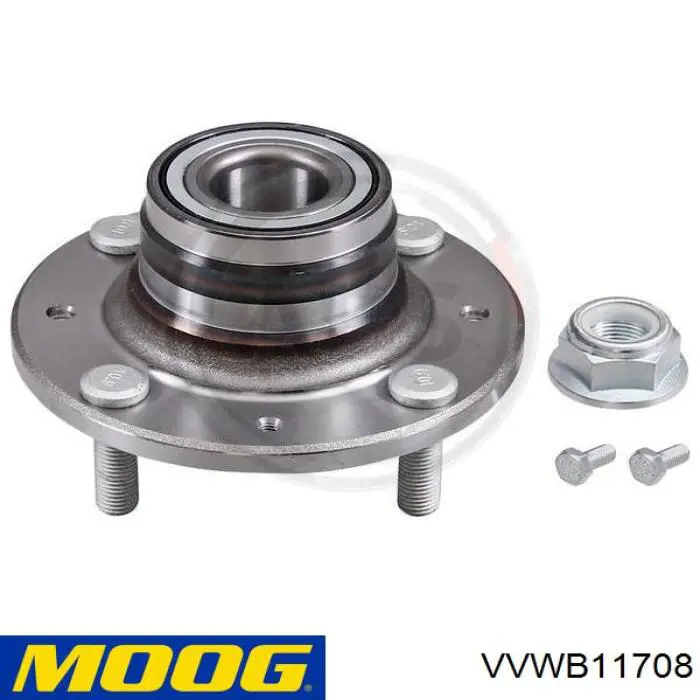 Piasta tylna Moog VVWB11708 cena, od 125,63 USD