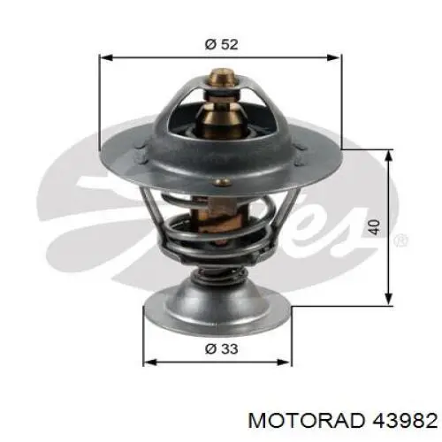 43982 Motorad Termostat