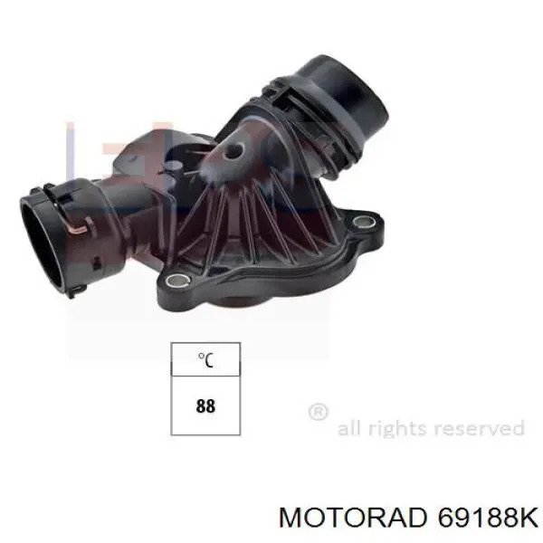 691-88K Motorad termostat