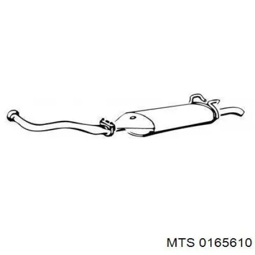 Tłumik, tylna część Renault 19 I hatchback (B53, C53) (1988 - 1992) cena, od 66,87 USD