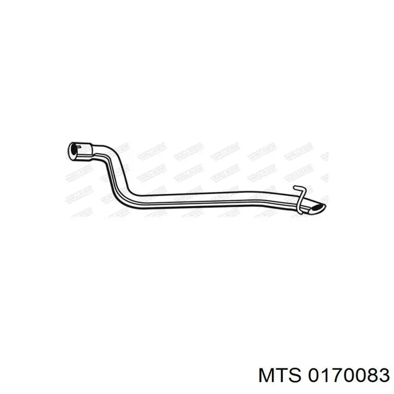 Tłumik, tylna część MTS 0170083 cena, od 46,90 USD