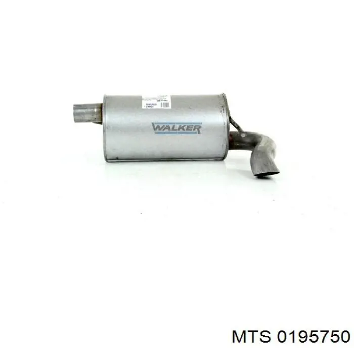 Tłumik, tylna część MTS 0195750 cena, od 56,59 USD