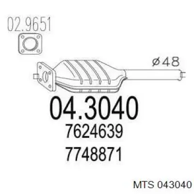  Konwerter-katalizator Lancia Dedra 