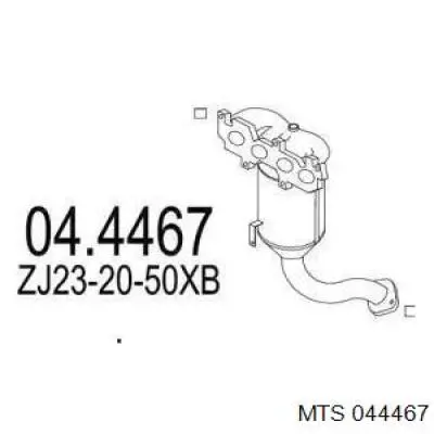 Do koszyka Konwerter-katalizator Mazda 2 II DE