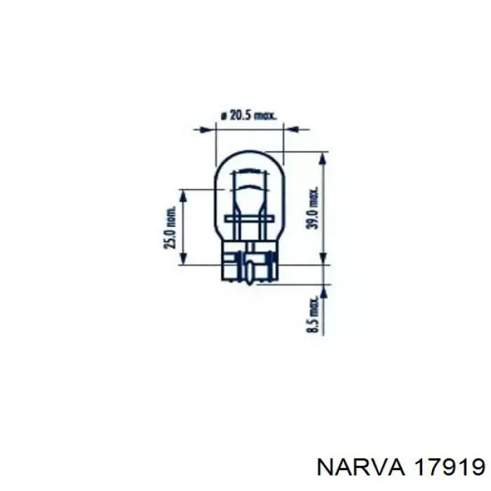 Żarówka Narva 17919 cena, od 1,62 USD