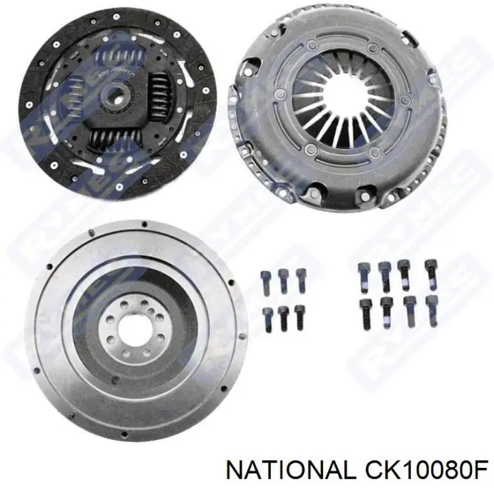 CK10080F National Zestaw sprzęgła (3 części)