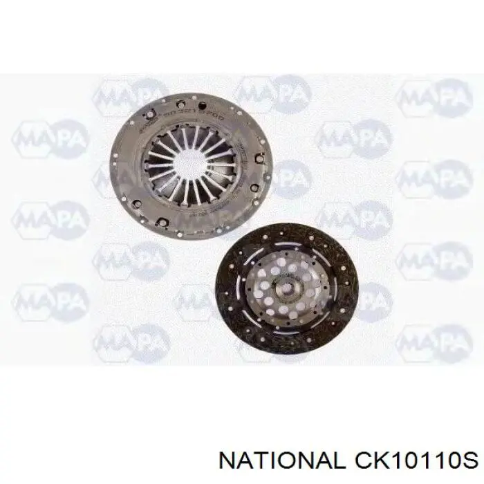 Zestaw sprzęgła (3 części) CK10110S National