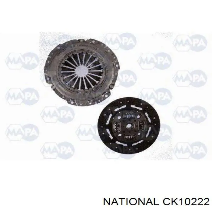 Zestaw sprzęgła (3 części) National CK10222 cena, od 179,56 USD