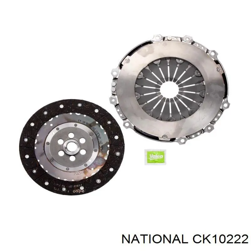 CK10222 National Zestaw sprzęgła (3 części)