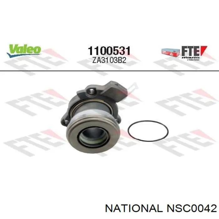 Cylinder roboczy sprzęgła (wysprzęglik) w komplecie z łożyskiem wyciskowym National NSC0042 cena, od 50,02 USD