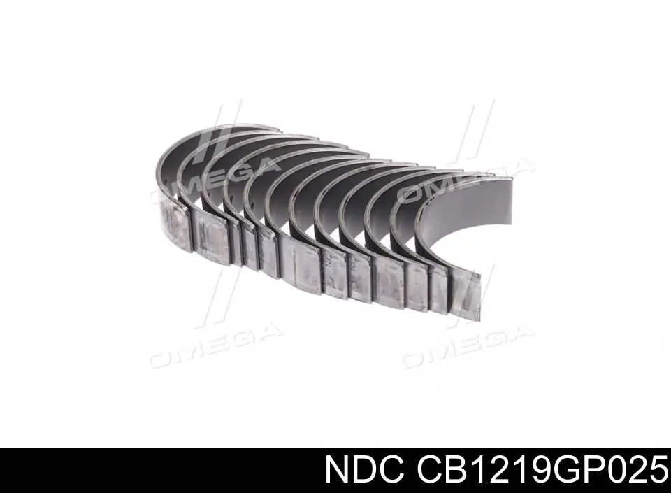 Panewki korbowodowe wału korbowego, zestaw, 1. naprawa (+0,25) Kolbenschmidt CB1219GP025 cena, od 20,54 USD