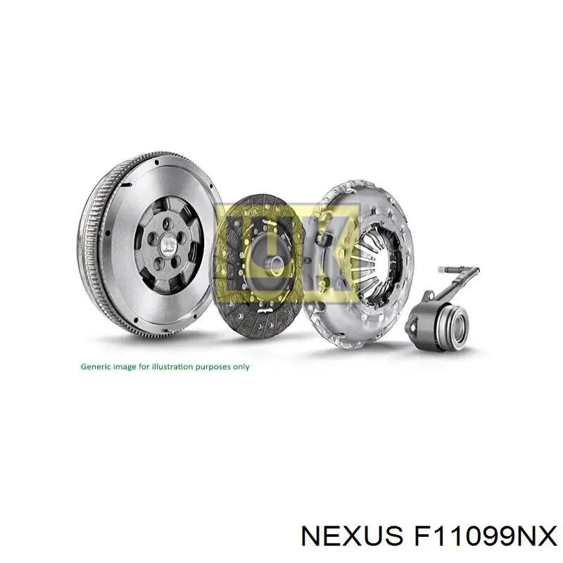 Zestaw sprzęgła (3 części) Nexus F11099NX cena, od 215,86 USD