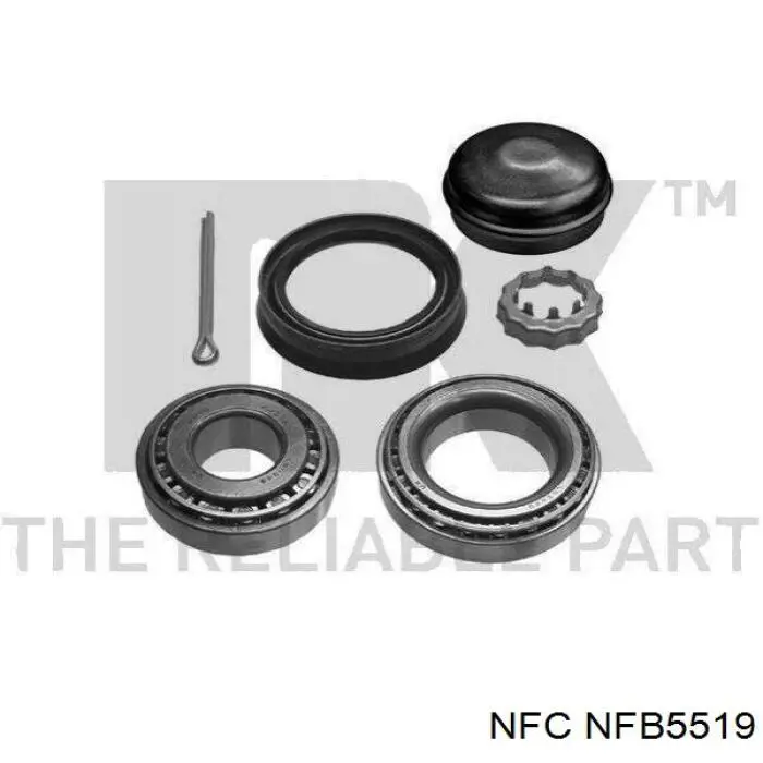 Lożysko piasty tylnej NFC NFB5519 cena, od 11,32 USD