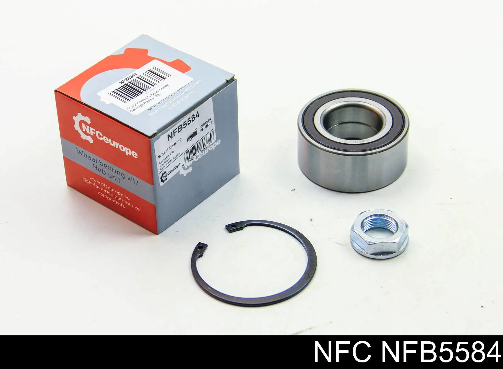 Łożysko piasty przedniej NFC NFB5584 cena, od 25,68 USD