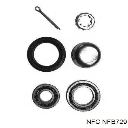 Do koszyka NFB729 NFC Lożysko piasty tylnej