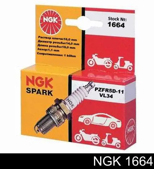 Świeca zapłonowa NGK 1664 cena, od 16,13 USD