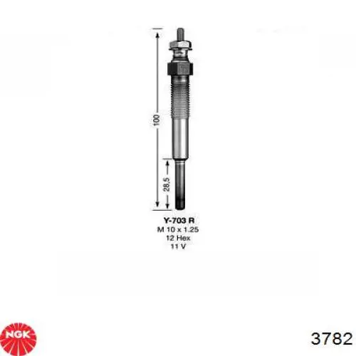3782 NGK Świeca żarowa