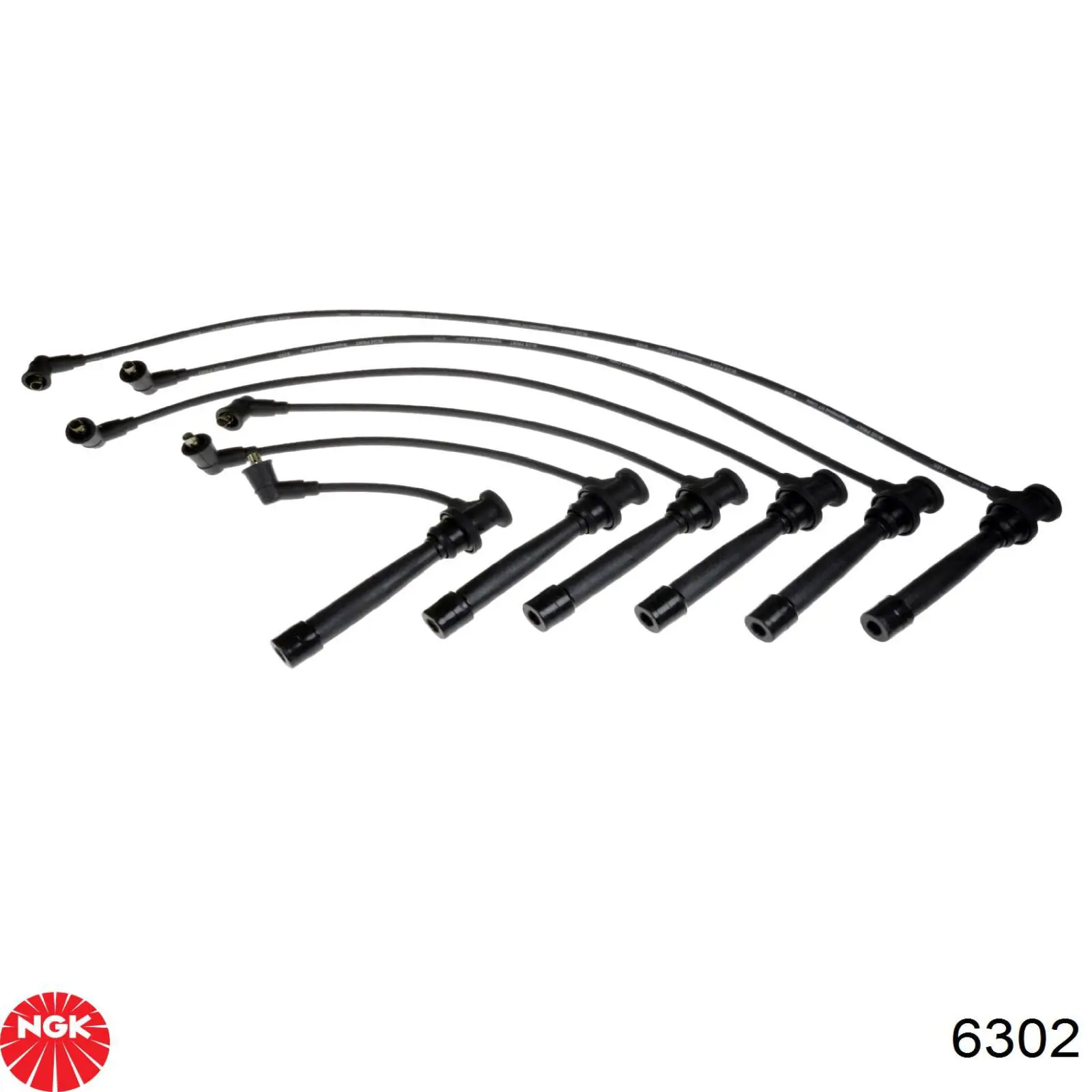Do koszyka 6302 NGK Zestaw przewodów wysokiego napięcia