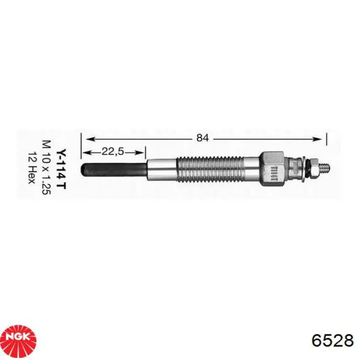 Świeca żarowa Y114T NGK