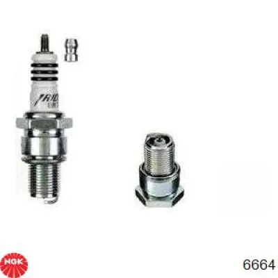 Świeca zapłonowa NGK 6664 cena, od 6,54 USD