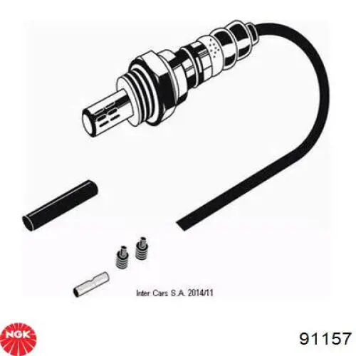 Sonda lambda, czujnik tlenu 91157 NGK