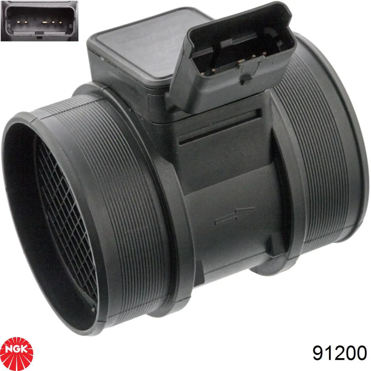 Czujnik przepływu powietrza, przepływomierz powietrza M.A.F. 91200 NGK