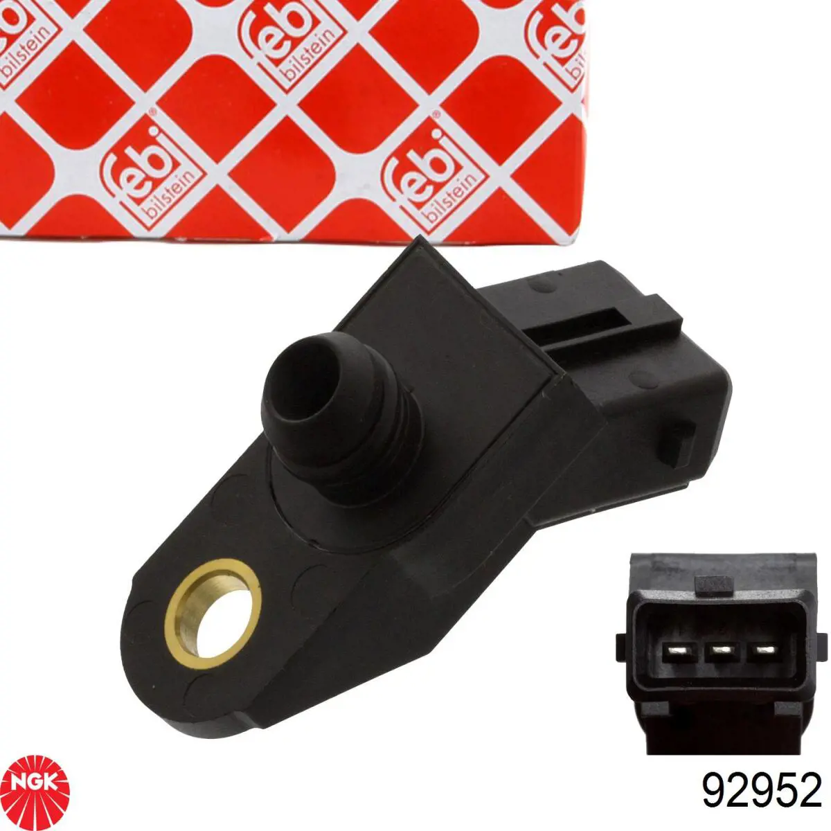 Czujnik ciśnienia w kolektorze ssącym, MAP NGK 92952 cena, od 24,93 USD