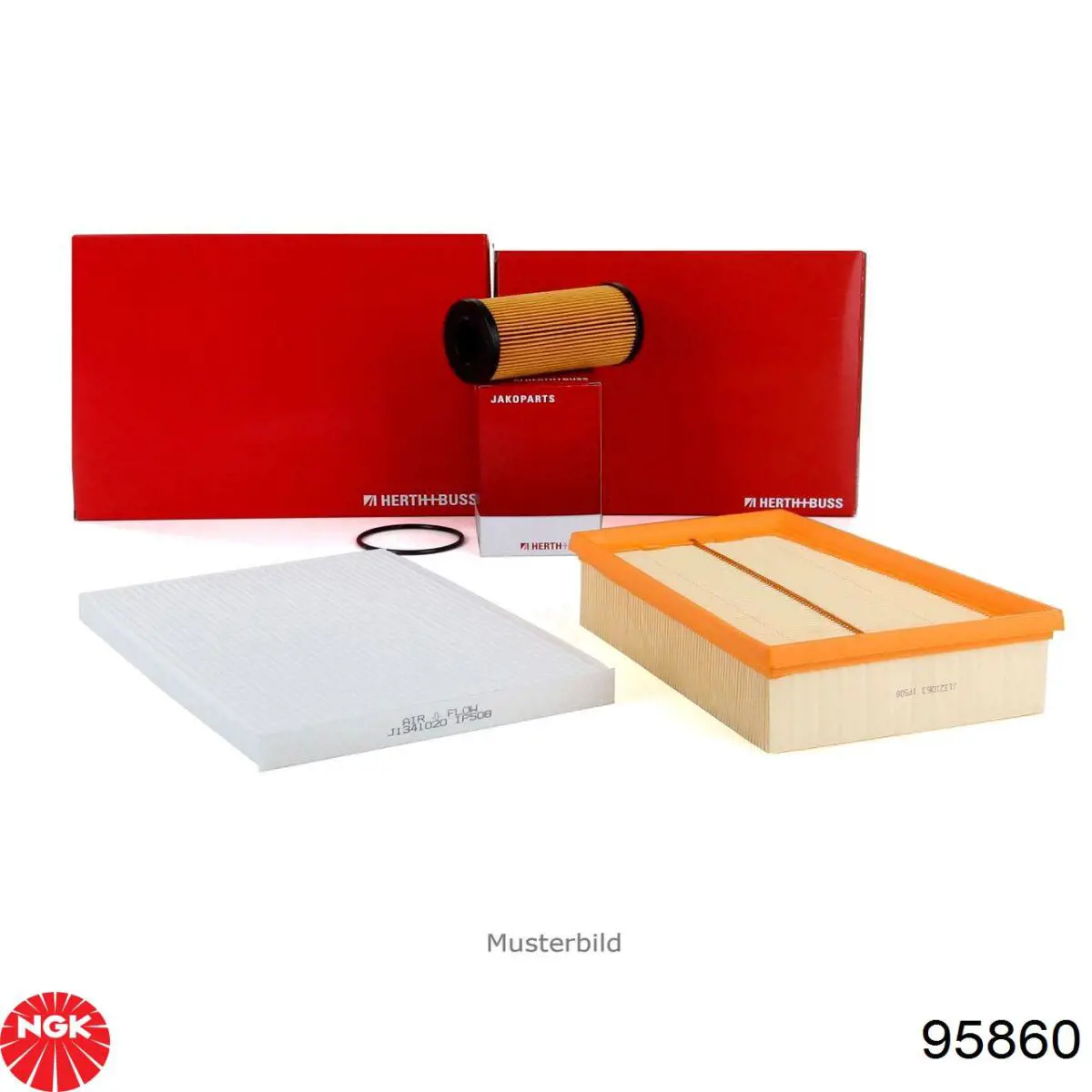 Czujnik przepływu powietrza, przepływomierz powietrza M.A.F. NGK 95860 cena, od 53,64 USD