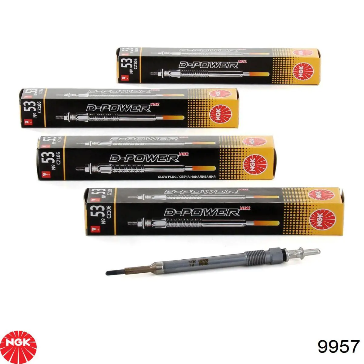 Do koszyka 9957 NGK Świeca żarowa