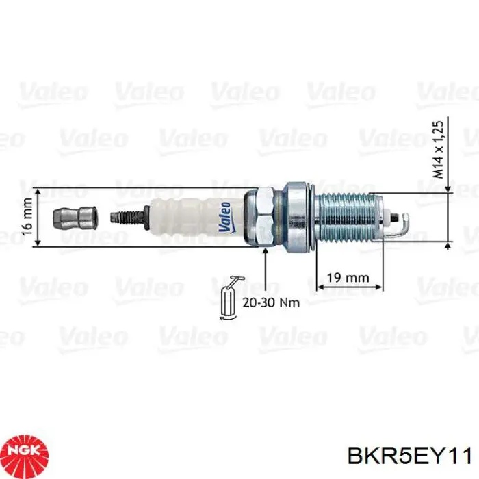 Świeca zapłonowa BKR5EY11 NGK