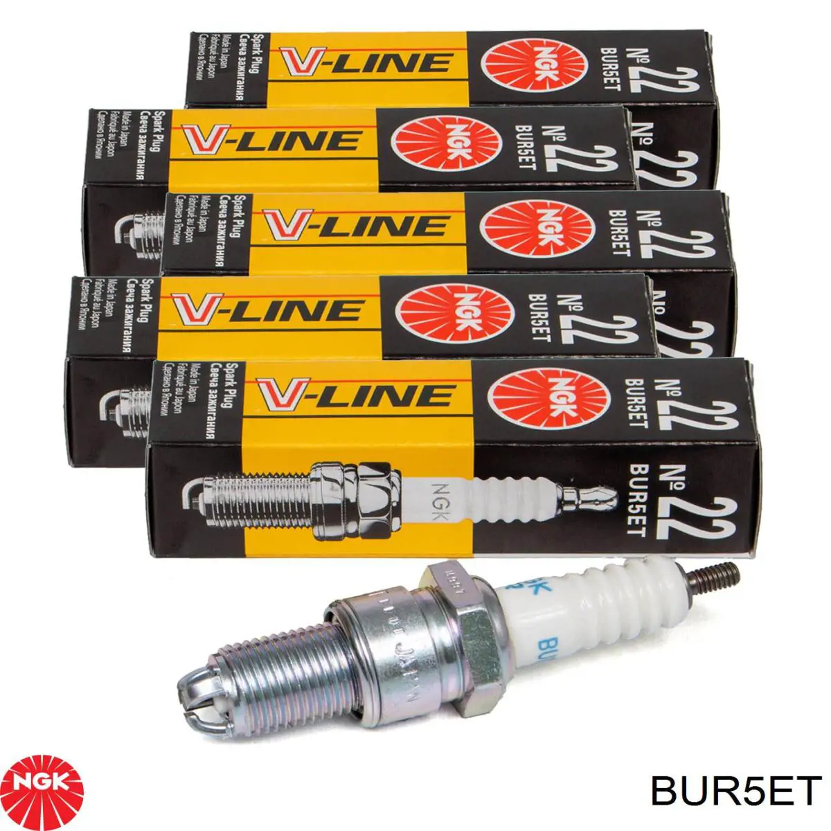 Świeca zapłonowa NGK BUR5ET cena, od 5,84 USD
