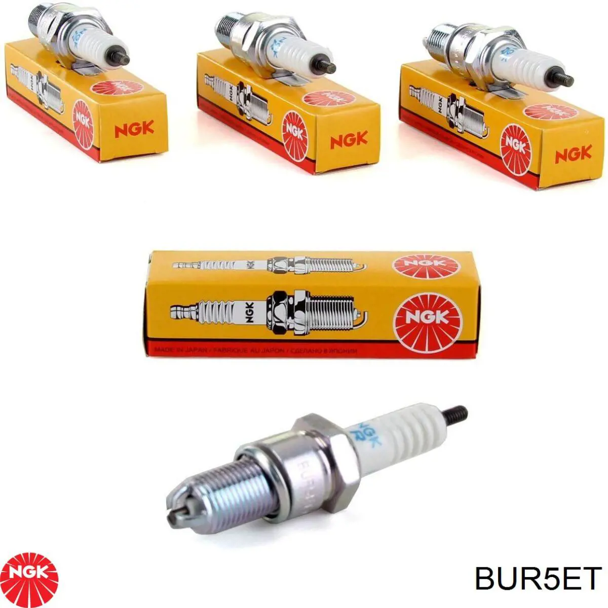 Świeca zapłonowa NGK BUR5ET cena, od 5,84 USD