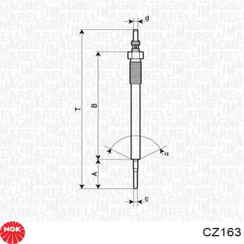 Do koszyka 8EG008498301 HELLA Świeca żarowa