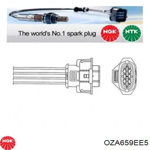 Sonda lambda czujnik tlenu po katalizatorze 9199470 General Motors