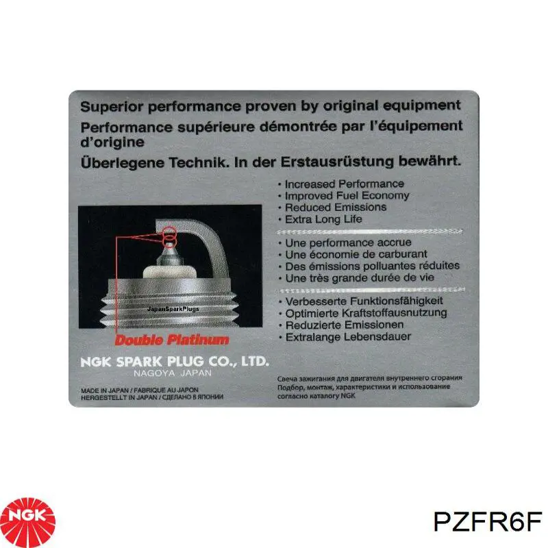 Do koszyka PZFR6F NGK Świeca zapłonowa
