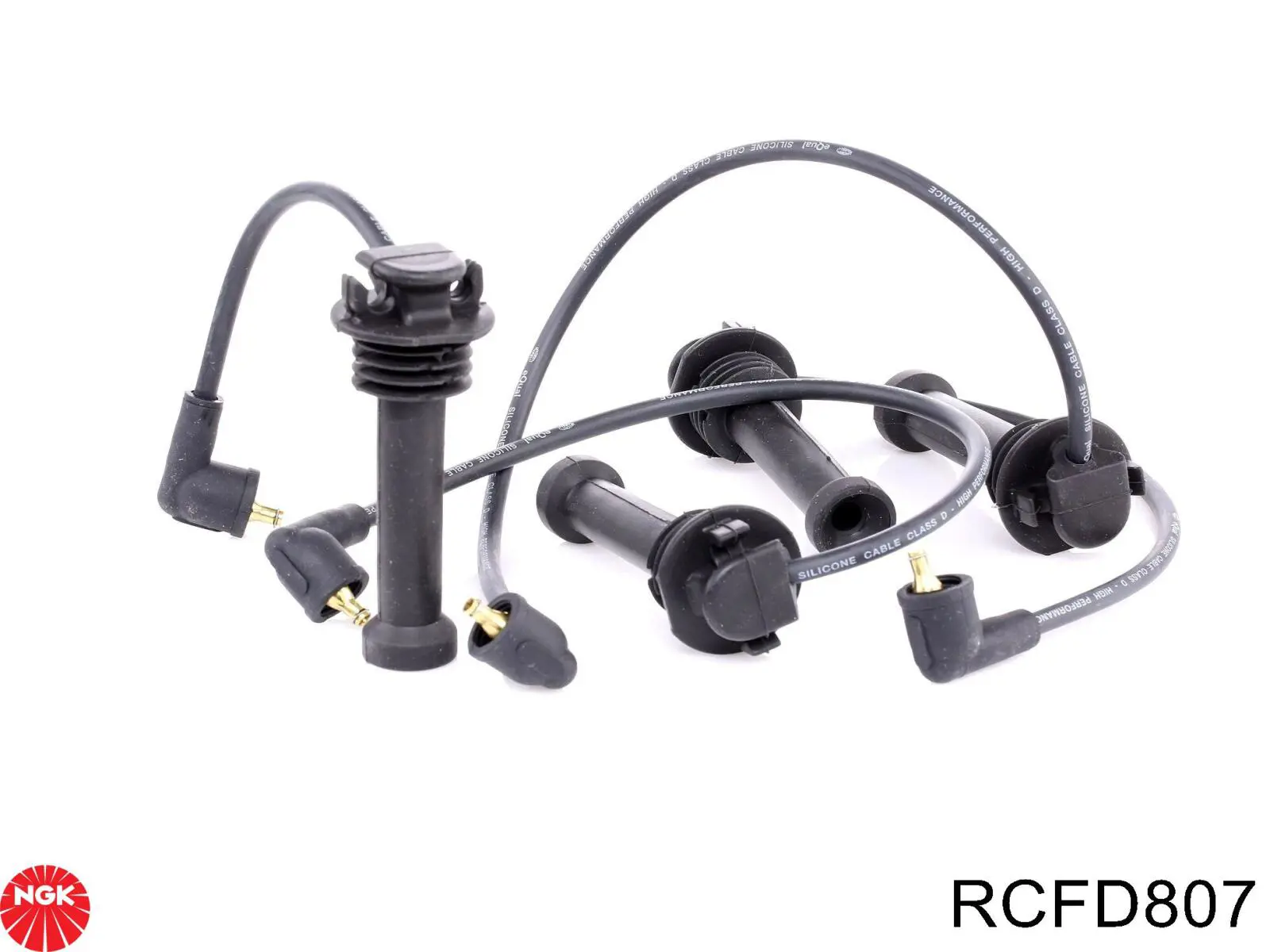 Do koszyka RCFD807 NGK Zestaw przewodów wysokiego napięcia