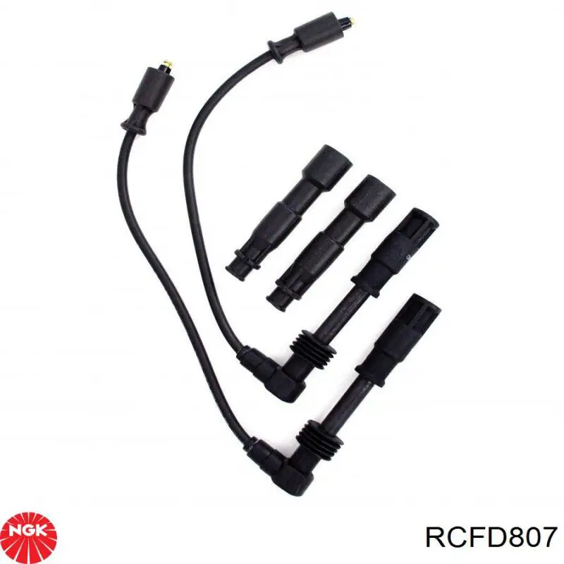Zestaw przewodów wysokiego napięcia RCFD807 NGK
