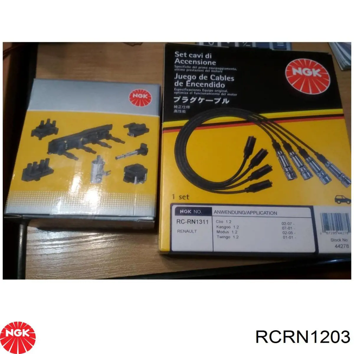 RCRN1203 NGK Zestaw przewodów wysokiego napięcia