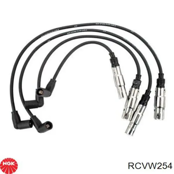 RCVW254 NGK Zestaw przewodów wysokiego napięcia