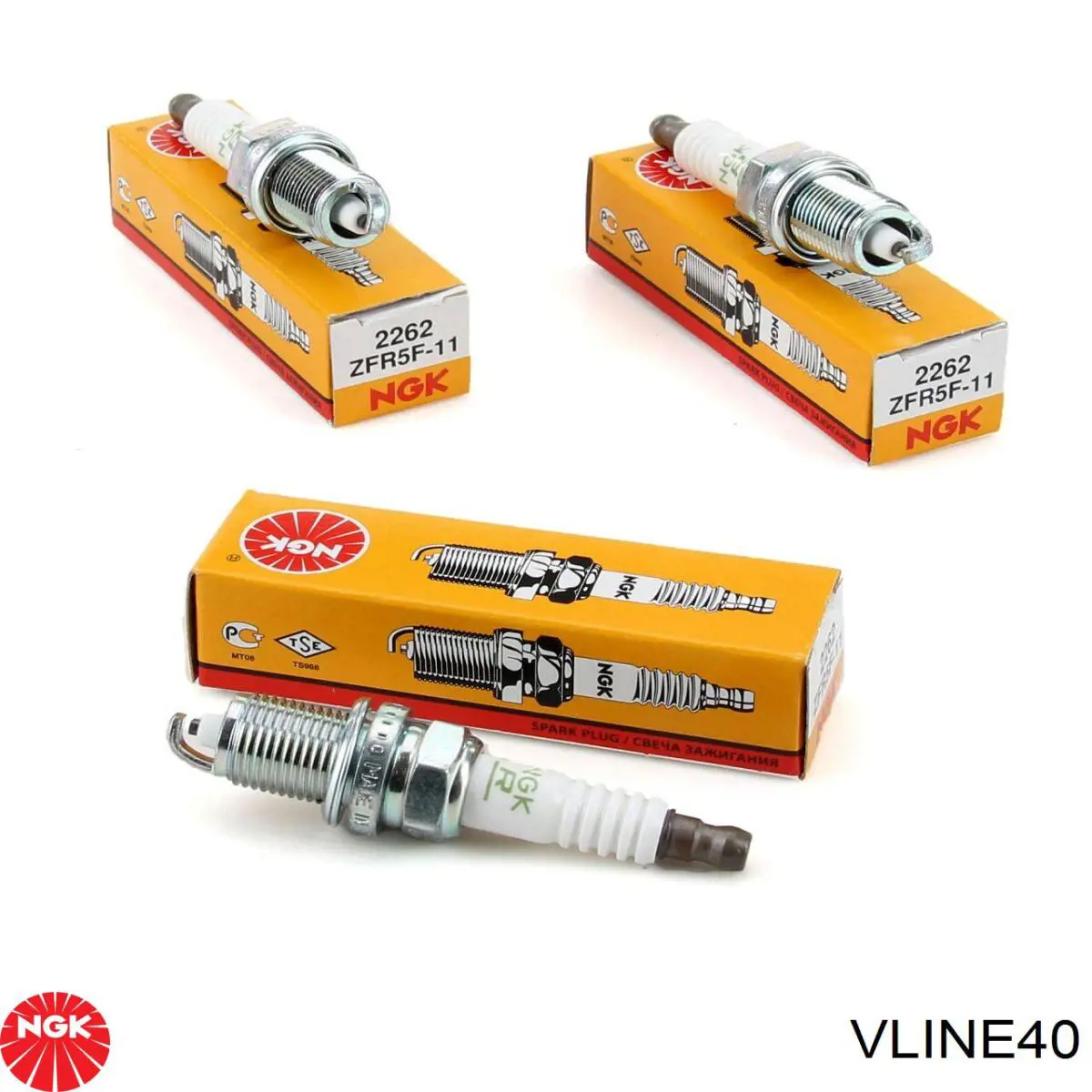 Świeca zapłonowa NGK VLINE40 cena, od 5,66 USD