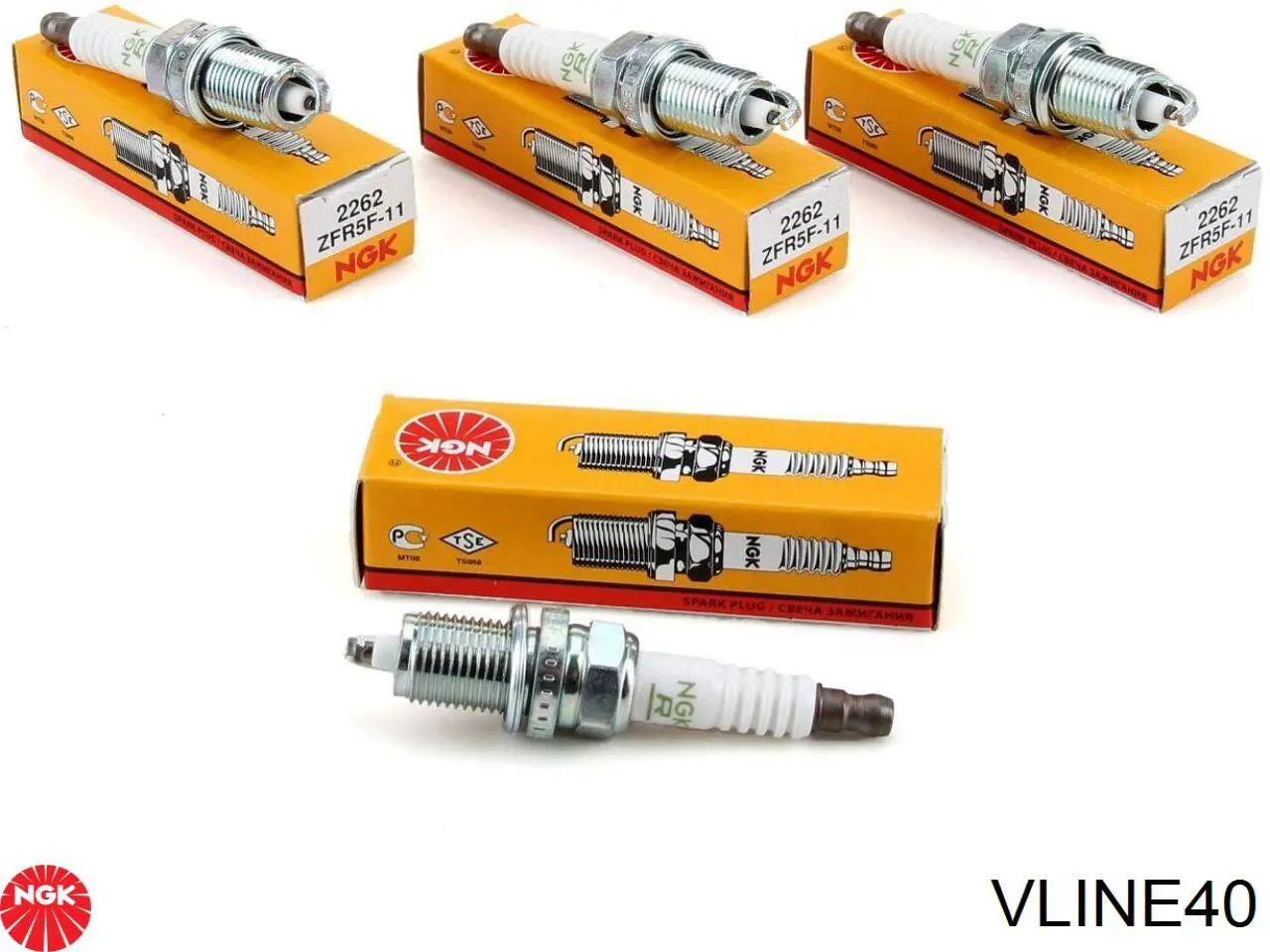 Świeca zapłonowa NGK VLINE40 cena, od 5,66 USD