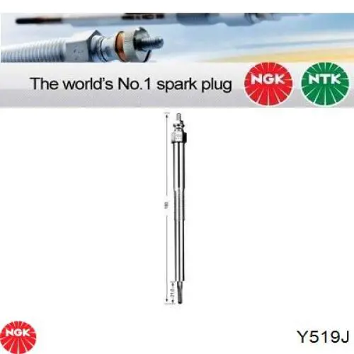 Świeca żarowa NGK Y519J