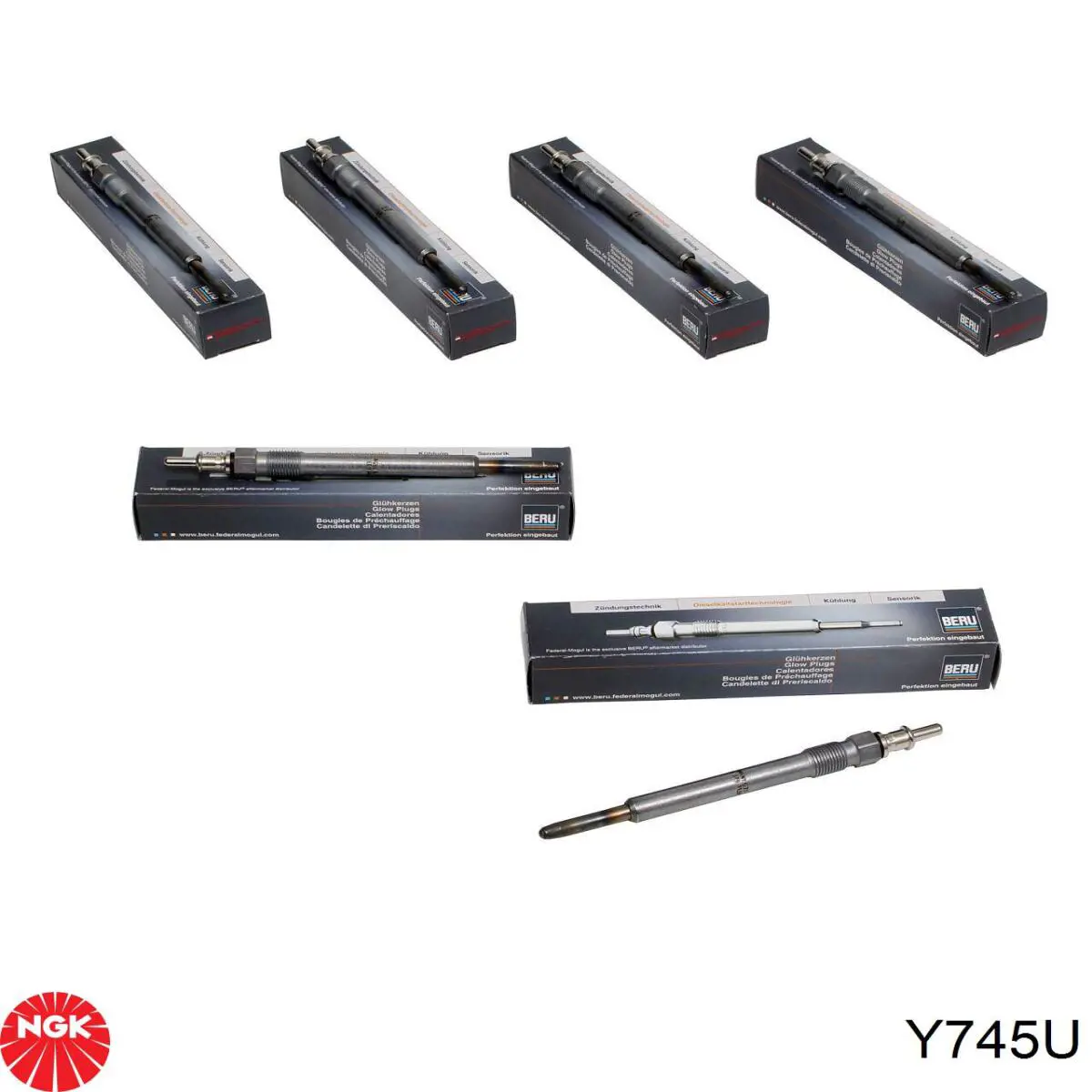 Świeca żarowa NGK Y745U cena, od 15,74 USD