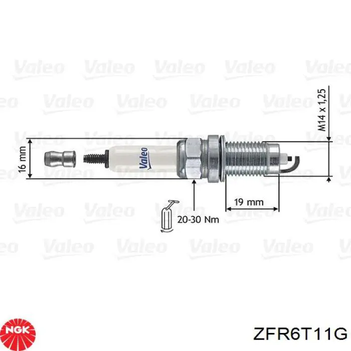 Świeca zapłonowa ZFR6T11G NGK