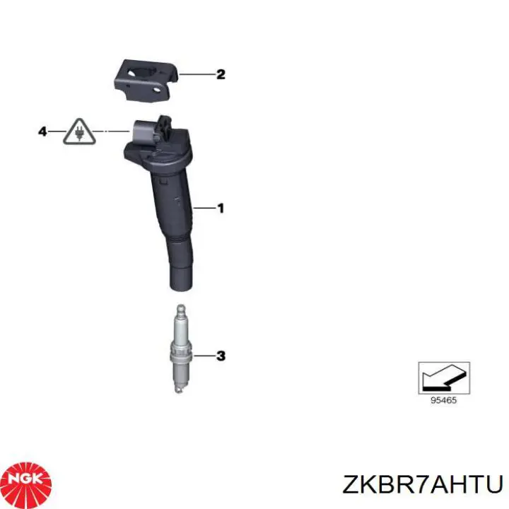 Świeca zapłonowa NGK ZKBR7AHTU