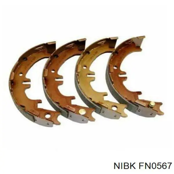 Do koszyka 4655048030 Toyota Klocki hamulca ręcznego