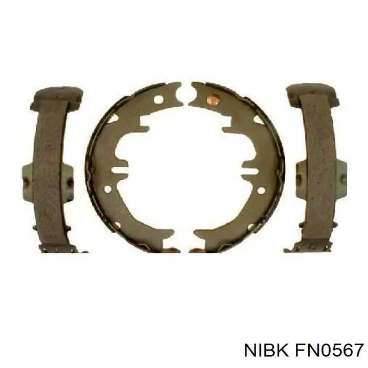 Klocki hamulca ręcznego 4654048030 Toyota