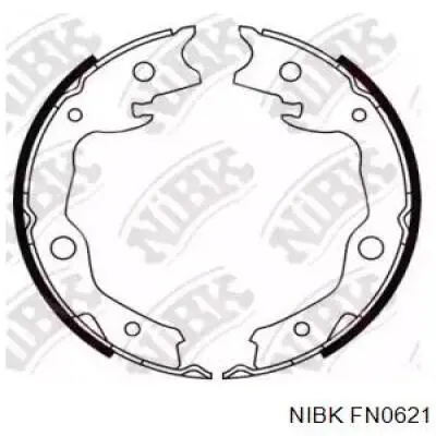 Klocki hamulca ręcznego Nibk FN0621 cena, od 24,25 USD