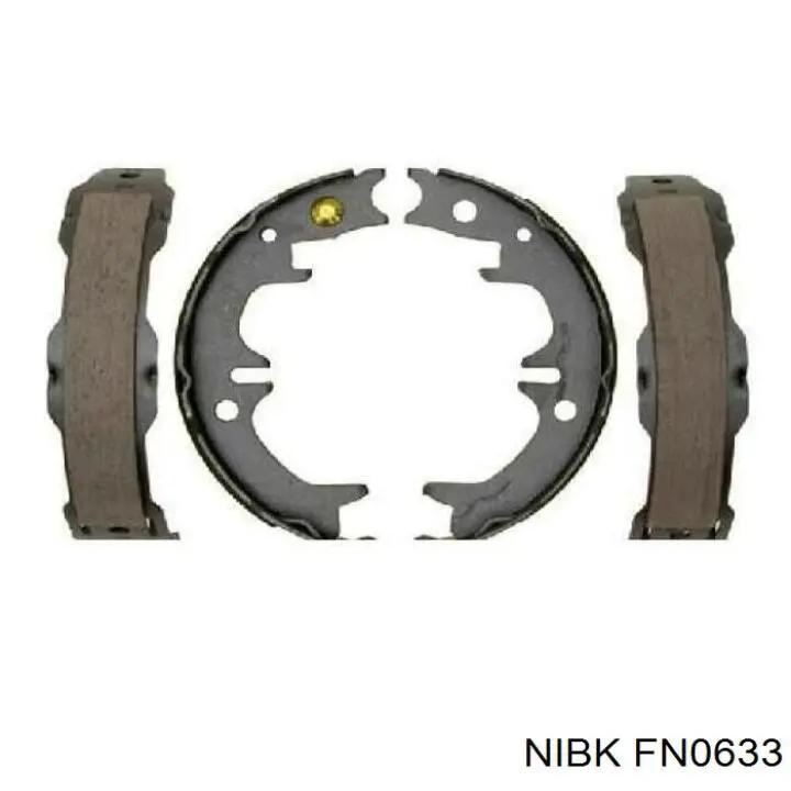 Klocki hamulca ręcznego Nibk FN0633 cena, od 25,53 USD